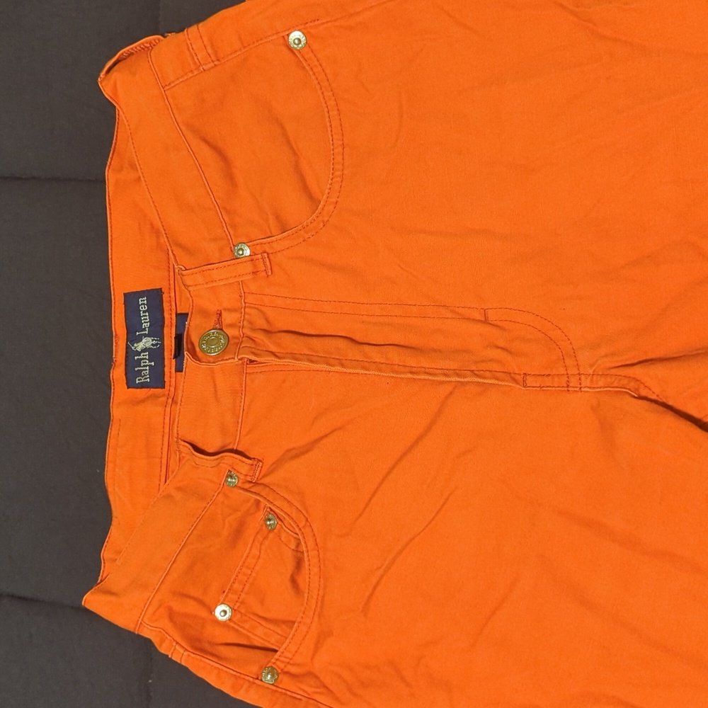 Ralph Lauren orange jeans